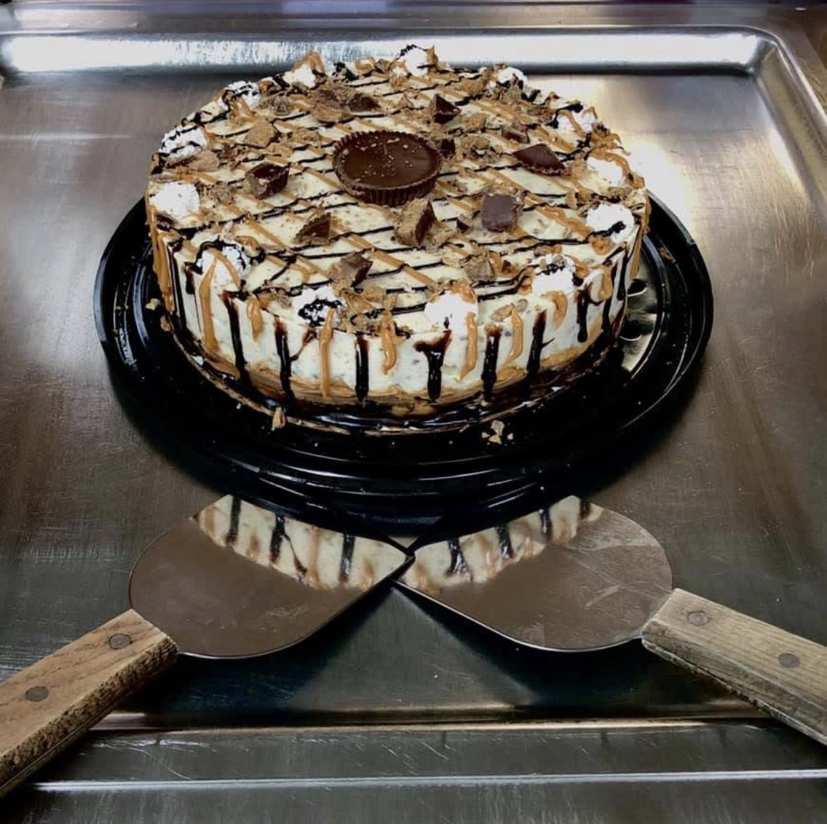 Sweet Swirls ice cream cake